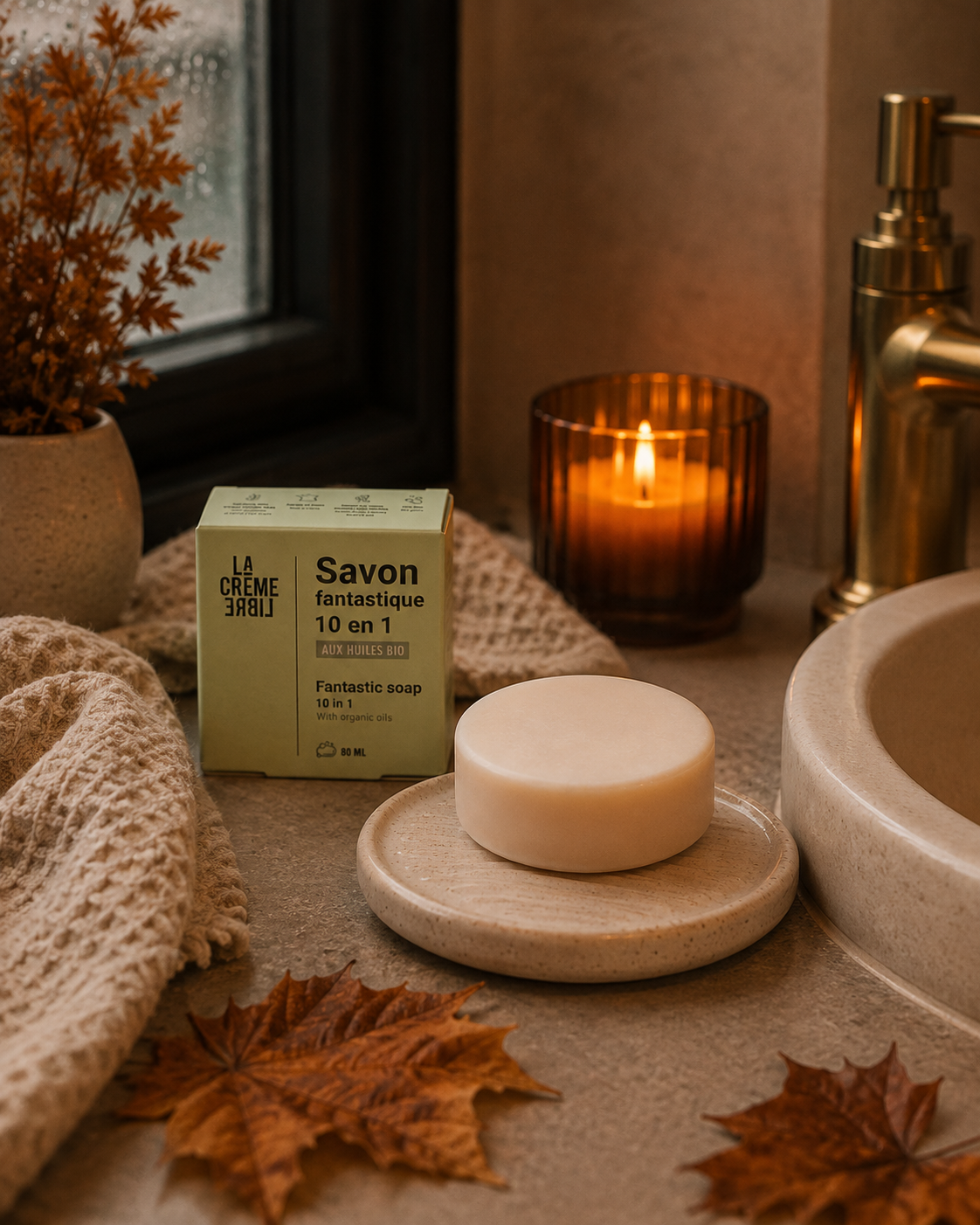 Savon Fantastique 10 en 1 La Crème Libre — ambiance automne cocooning