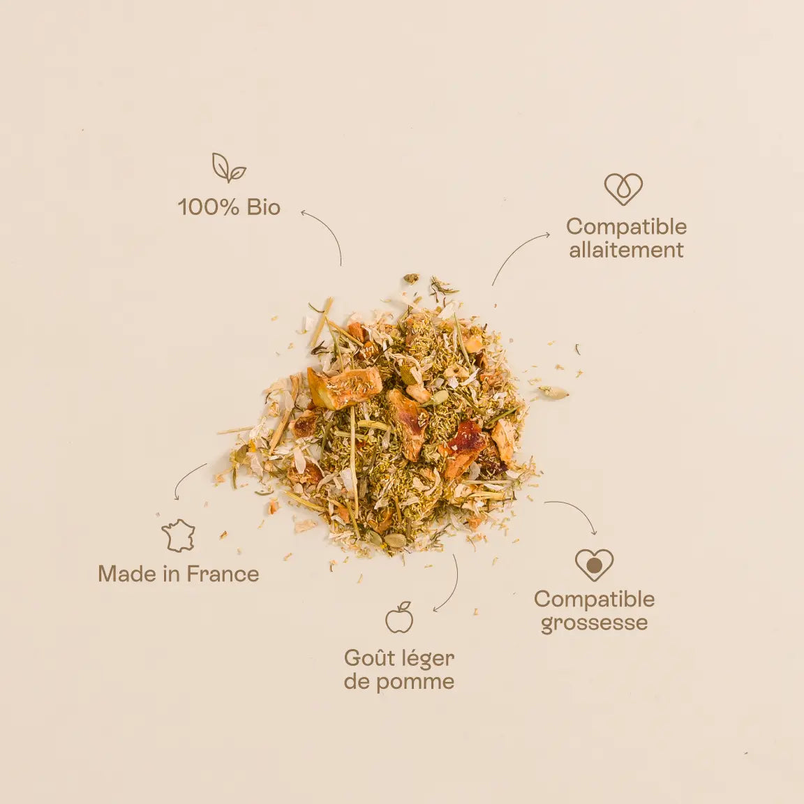 Tisane pomme & camomille – Relaxation & sommeil