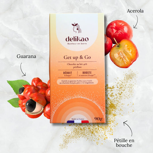 Tablette de chocolat “Get Up & Go”