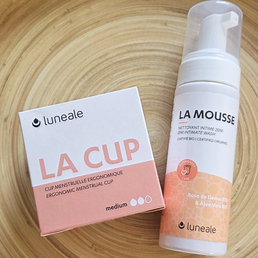 Duo Cup Menstruelle Taille M & Mousse Nettoyante