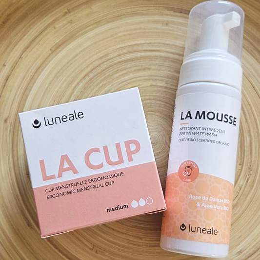 Duo Cup Menstruelle Taille M & Mousse Nettoyante