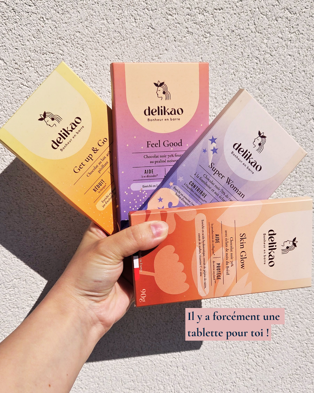 Lot Bien-Être — 4 Tablettes de Chocolat + 1 Offerte