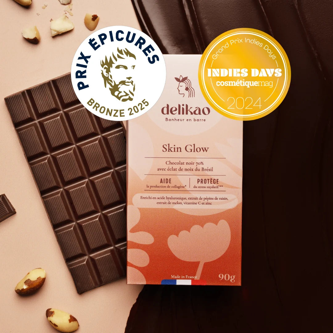 Chocolat “Skin Glow” – Hydratation & éclat de la peau