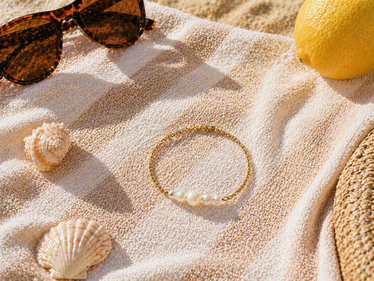 Bracelet en perles de nacre