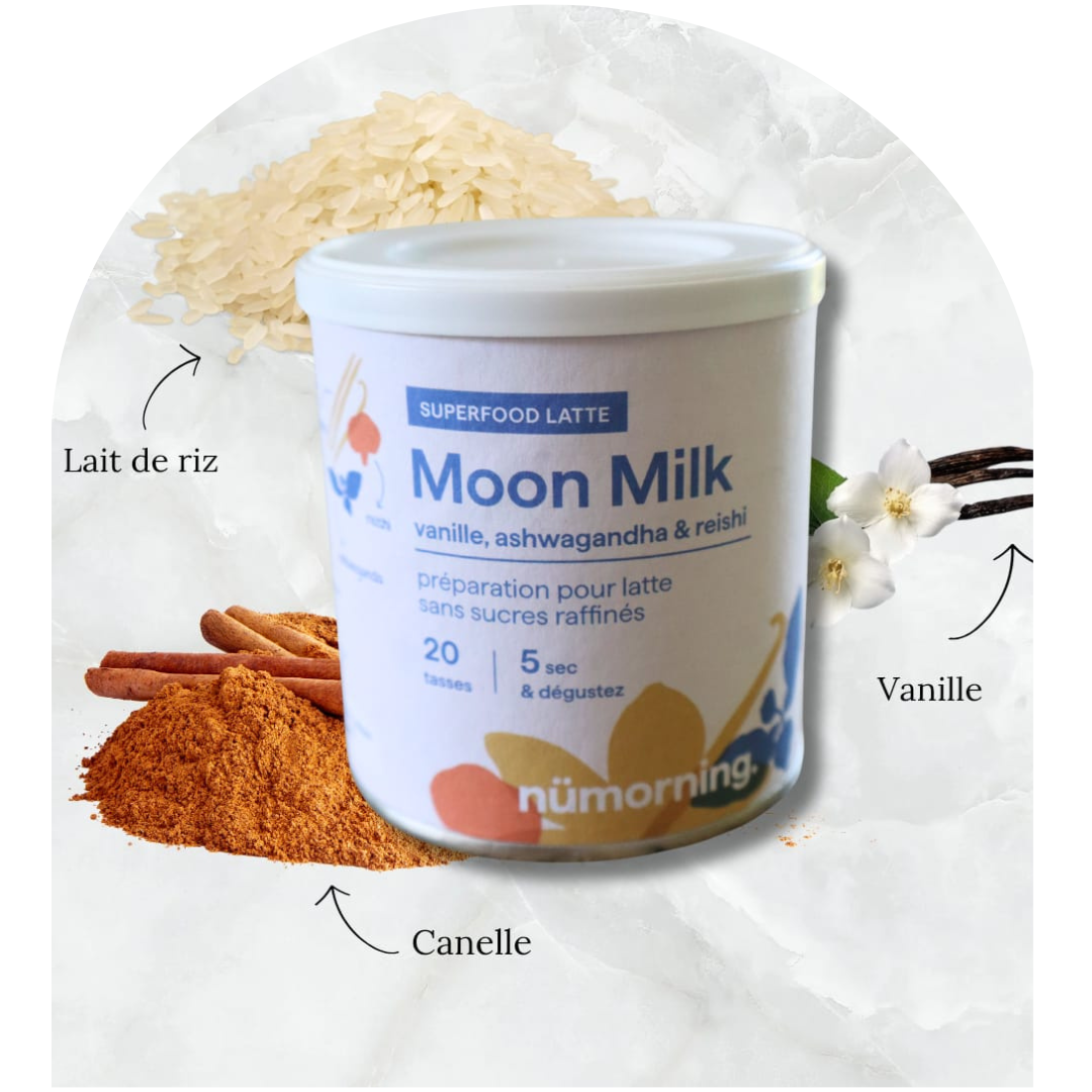 boisson instantanée moon milk vanille box allaitement Milk and Light