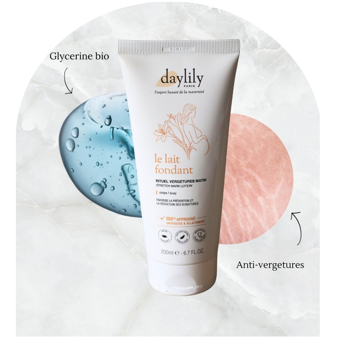 lait anti-vergetures box grossesse Glow and Grow
