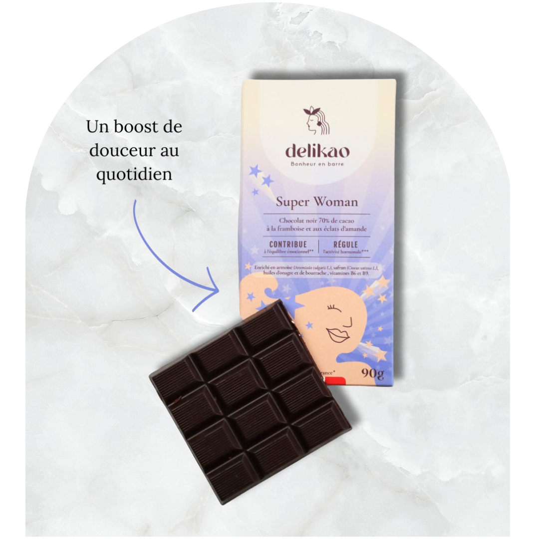 tablette de chocolat spéciale règles box règles adultes Rituel Lunaire